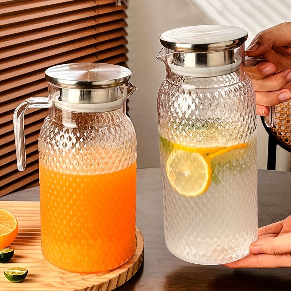 V-shaped Diversion Port Cold Water Jug Large Capacity Juice Jug Cold Water Kettle  Fridge
