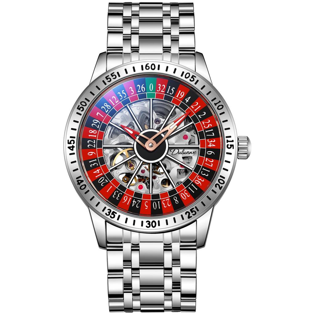 Men's Watch Fully Automatic Waterproof Trendy Personalized Mechanical Watch