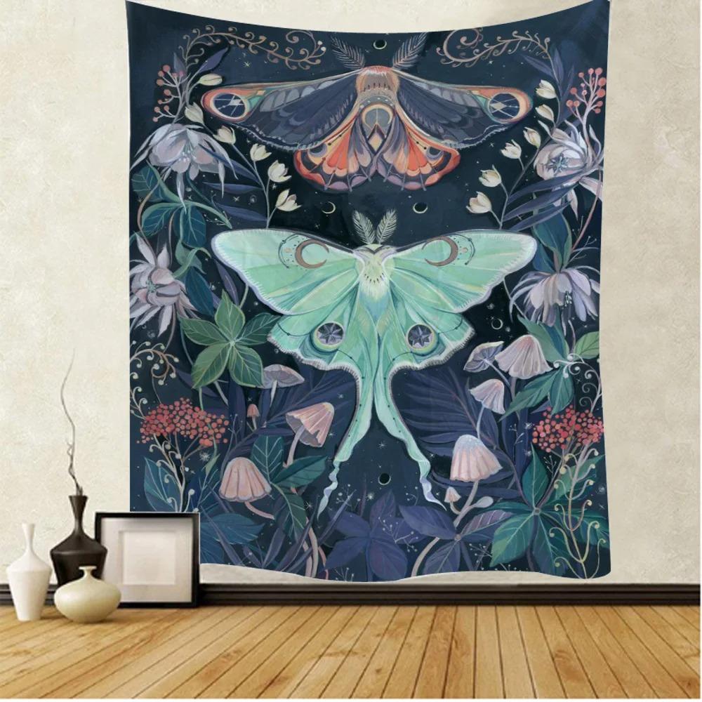 Home Wall Decoration Tapestry Beautiful Butterfly Background Hanging Cloth Office Living Room Tapestry