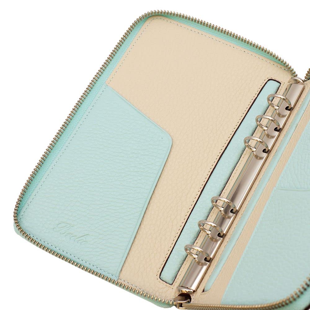 Brelio System Planner Bible Moale Rotund 16mm Aqua Gardenia 586 07