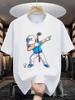 Golf Enthusiast Printed Tshirt for Summer 100 Pure Cotton Fashionable and Sporty Casual Mens Shortsleeved Tshirt