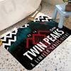 Thriller T-Twin TV P-Picos Alfombrilla de Baño Retro Múltiple Elección Alfombra de Sala de Estar Cocina Alfombrillas Antideslizantes para Mesita de Noche