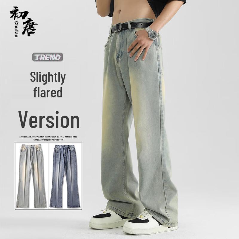 

Мужские джинсы Чутанг с градиентной стиркой буткат L