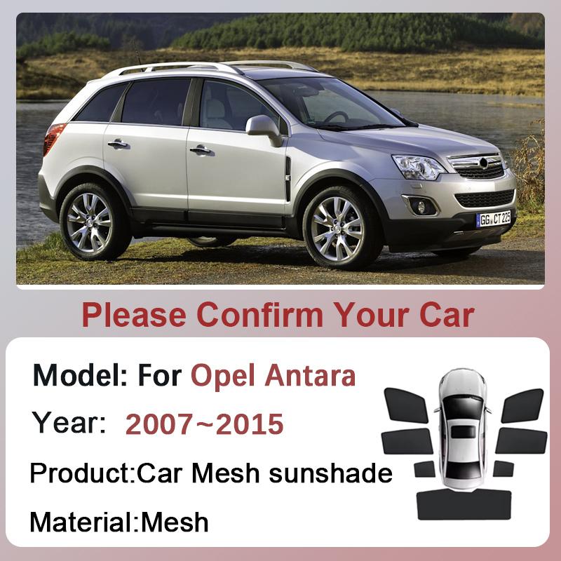 For Opel Antara Accessories 2007~2015 Chevrolet Captiva Sport Car Mesh Sunshade Window Magnetic Sun Visor Privacy Curtain Shade