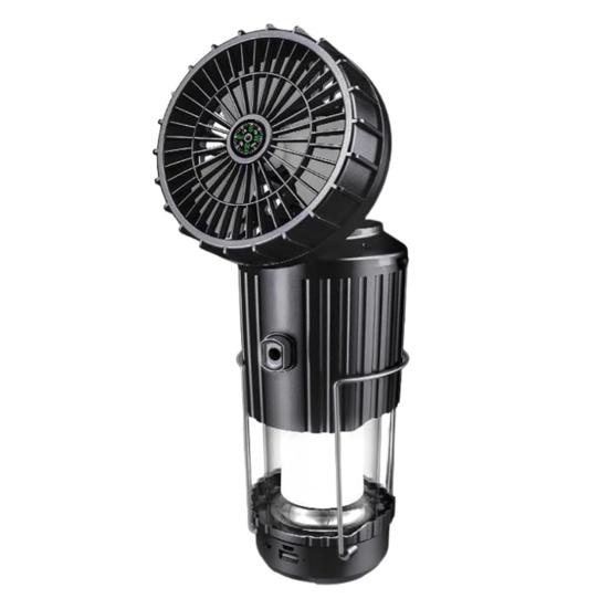 Solar Camping Light with Fan Super Bright High Lumens Compact
