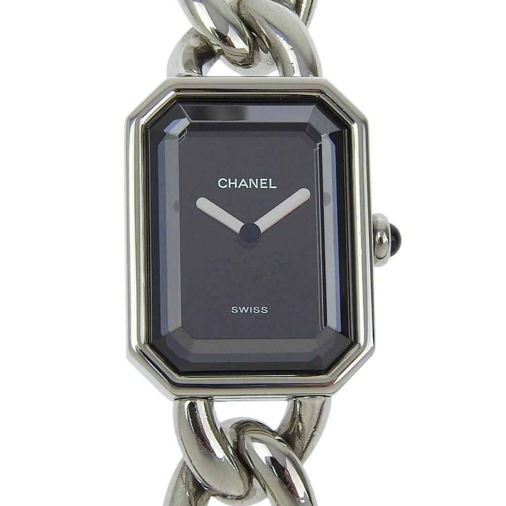 

CHANEL Premiere M Watches H0452 blackDial Stainless Steel Quartz Analog display Women Used