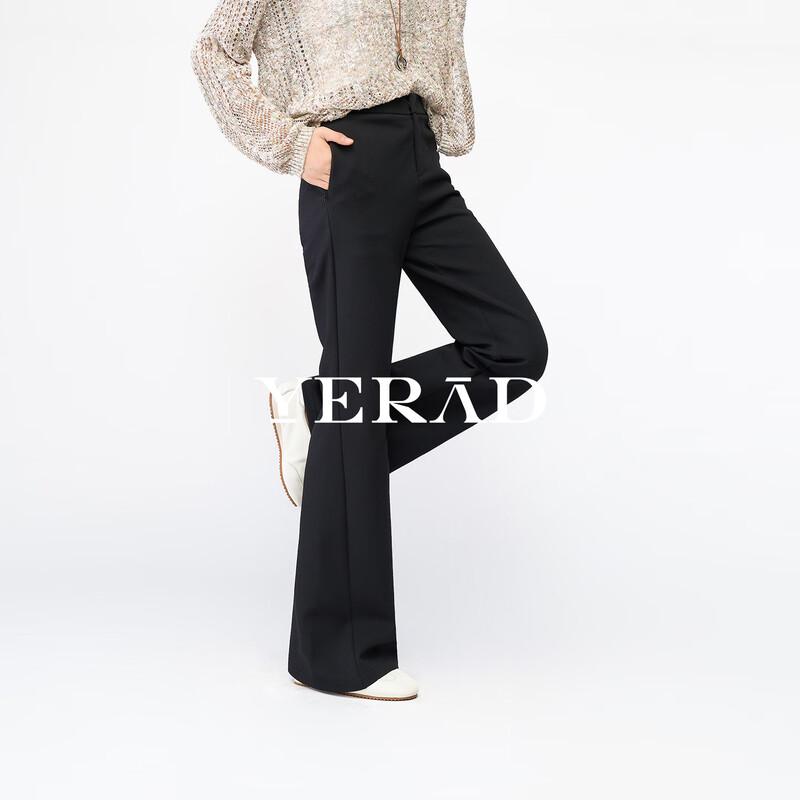 AILIDA Women's Casual Flare Leg Trousers