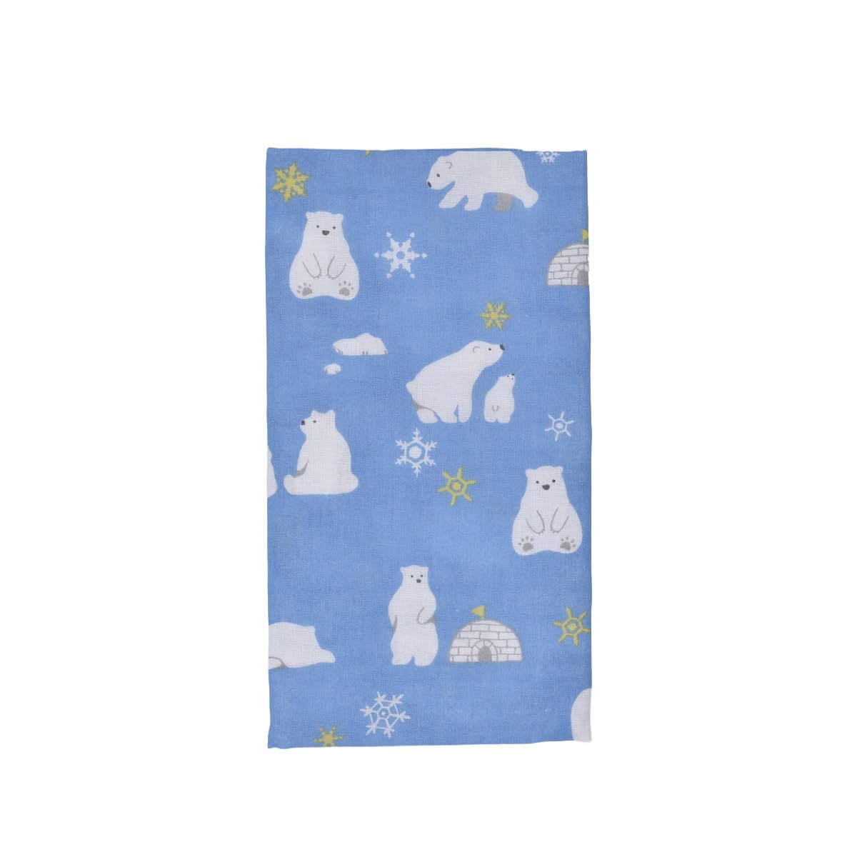 amife petit Tenugui hand cotton made in treatment bear (Japanese towel), 100% gauze, Japan, fray-resistant (polar pattern)