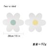 ins spring and summer explosion flower leather placemat thermal insulation waterproof oil-proof thermal insulation mat dining table mat petal coaster