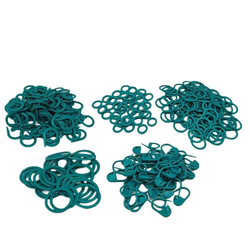 60 DIY Yarn Knitting Stitch Markers: Plastic Safety Pins for Stitches