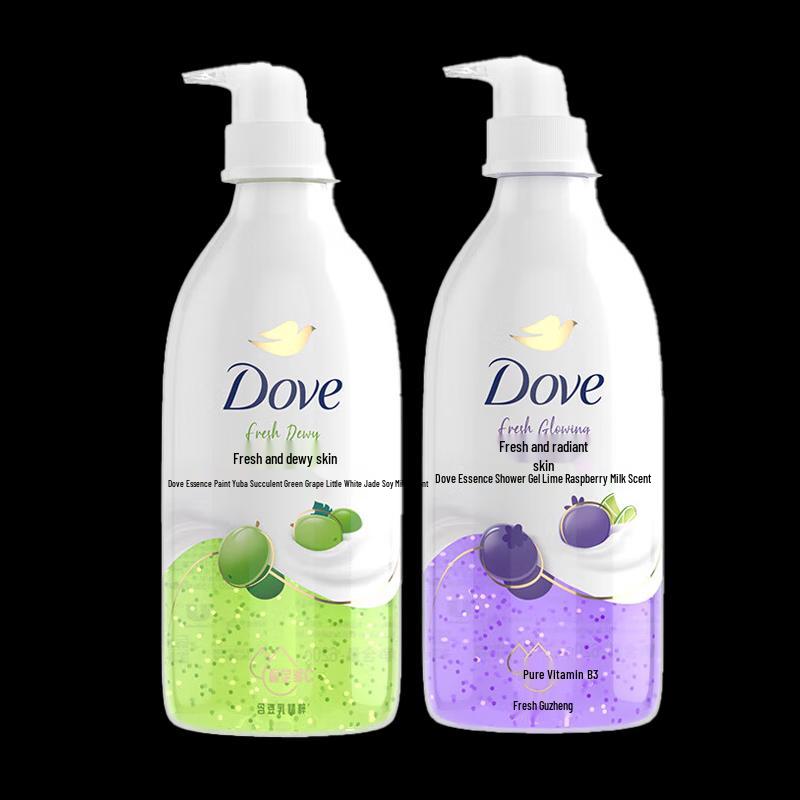 

Dove Shower Gel Duo Pack (Grapefruit Soy Milk & Lime Berry Coconut Milk)