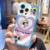 Anime The P-Powerpuff Girls Cover Clear Phone Case For iPhone Apple 17 AIR 16E 16 15 14 12 13 11 Pro Max Plus XR DIY Shell Case