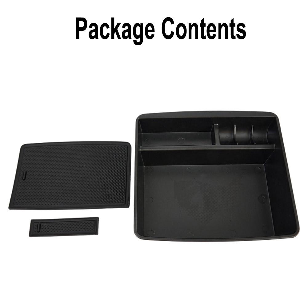 

Car Storage Box Auto Interior Inner Black Organizer 17.3x16cm Practical