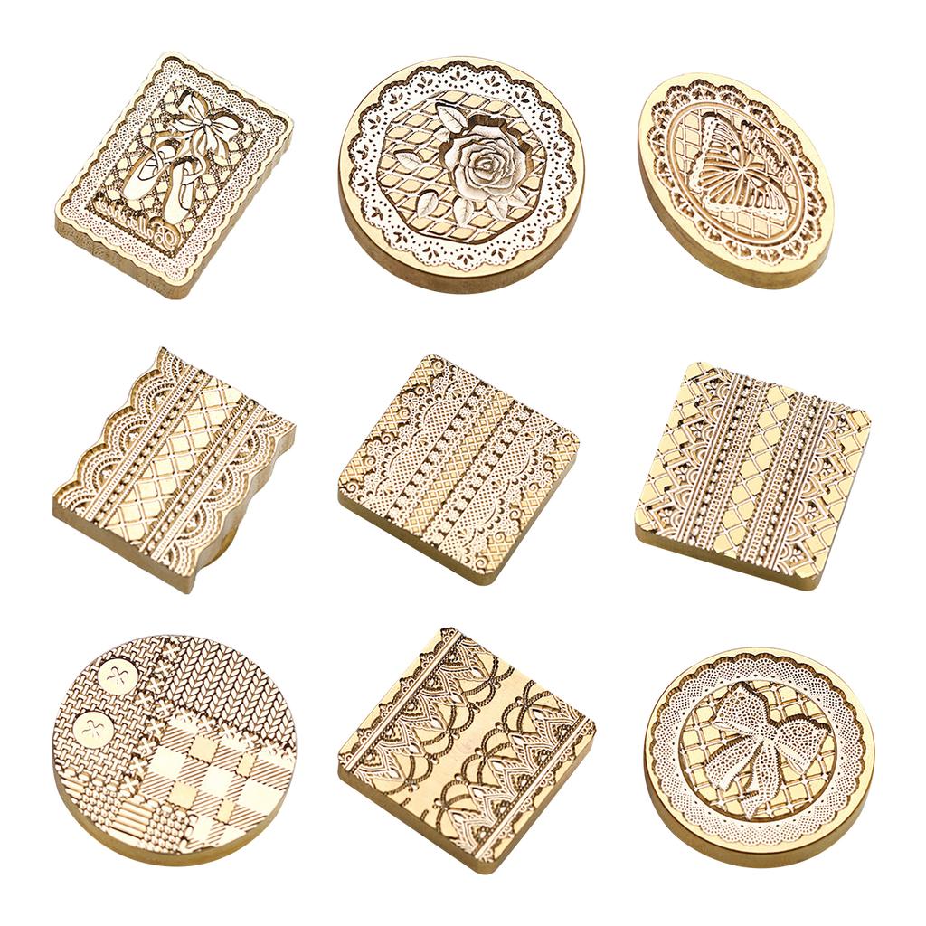 Lace Series Wax Stamp DIY Handicraft Practical Tool Artifact Supplies for Children Adult DIY Crafts Household Supplies