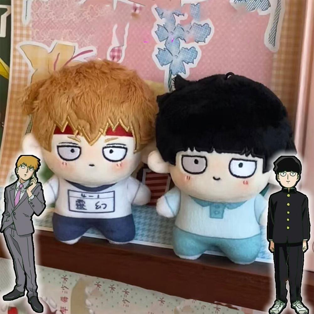 Mob 100 Plush Doll Abstract Toy Dimple Kageyama Shigeo Figure Reigen Arataka plushies cute soft Design DIY keychain pendant Gift