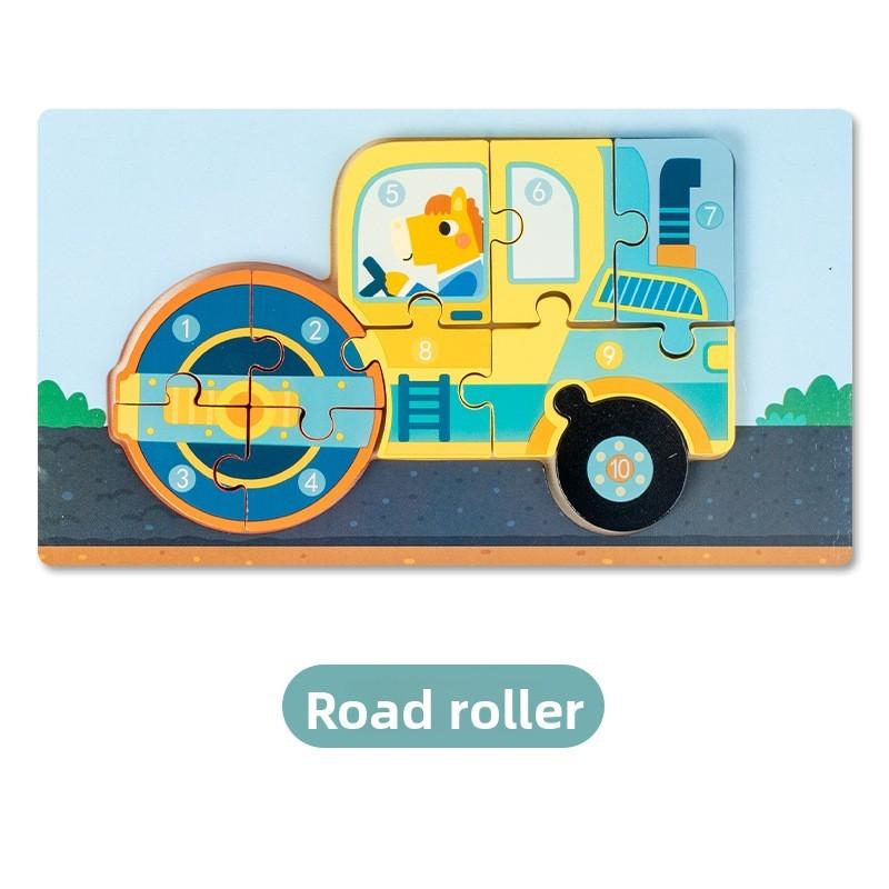 Wooden 3d Puzzle Toy For Preschool Kids With Educational Development For Boys And Girls