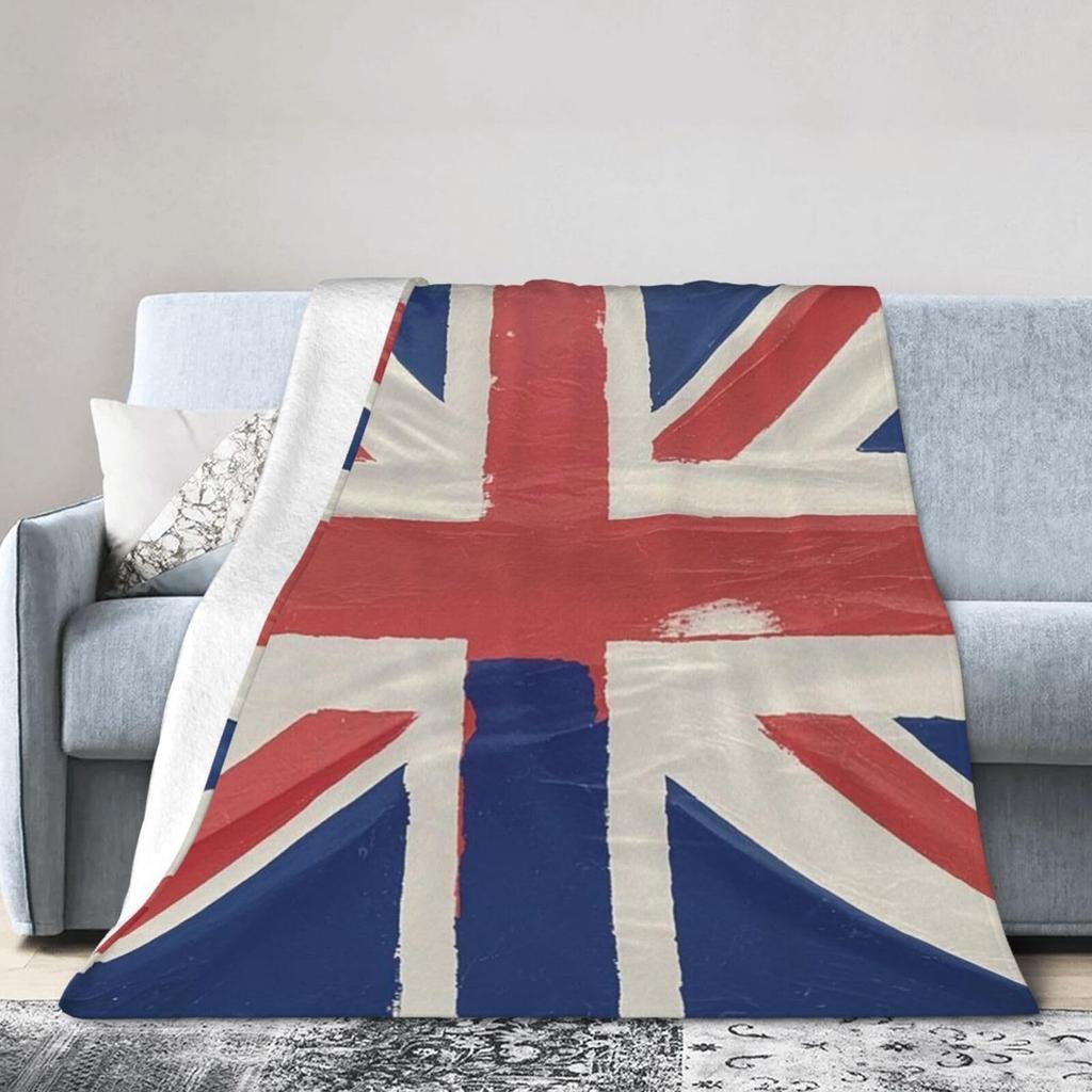 Coperta in Flanella Union Jack Coperta Divano Ufficio Coperta per Riposo