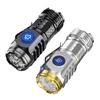 Niyang Super Bright Rechargeable Three-Eyed Long-Range Flashlight