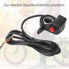 Electric Scooter 48V Acid Electric Quantity Display EBicycle Thumb Throttle Handle Bar Grip with Headlight Button