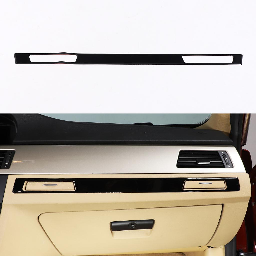 Glossy Black Copilot Cup Holder Trim Cover For BMW 3 Series E90 E92 E93 2005-12