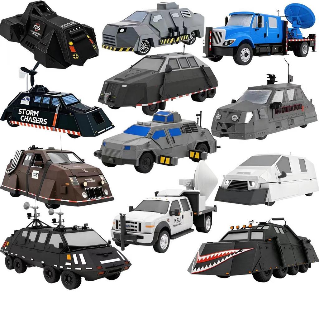 Tiv 2 Storm Chaser Car Dominator 3 Tornados Car Toy Model Tiv 2 Toy Tornados 3d Printed Tiv 1 Dominator 2 Tornados Car
