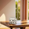 UPKOCH Miniature House Wooden House Architectural Model Assembly Kit DIY Diorama Scenery Parts Dollhouse Structure Miniature Garden Railway Model