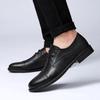 Men's Cross-Border Leather Formal Shoes - Soft Sole, Casual, Lace-up, Top Layer Cowhide, New Style