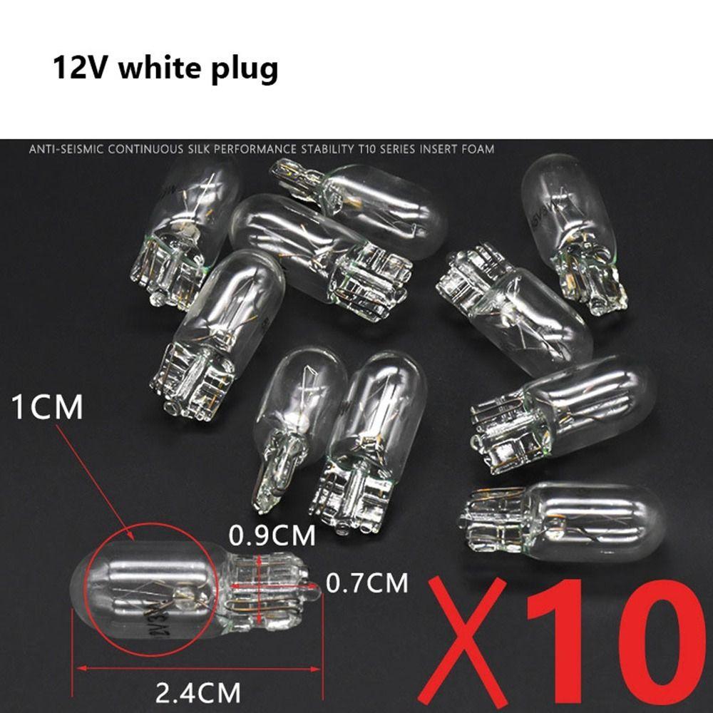 10pcs Glass Electric Bike Accessories 12v 48v Steering Instrument Bulb Electric Bike Parts