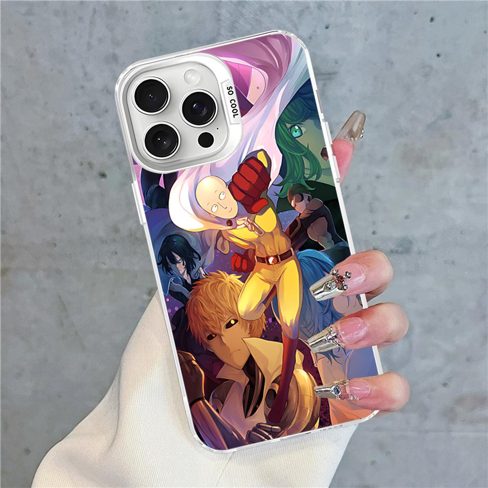 One Punch Man Phone Case For IPhone 16 15 14 13 12 11 Pro Max X XR XSMAX 8 7 Plus Matte Shockproof Back Cover