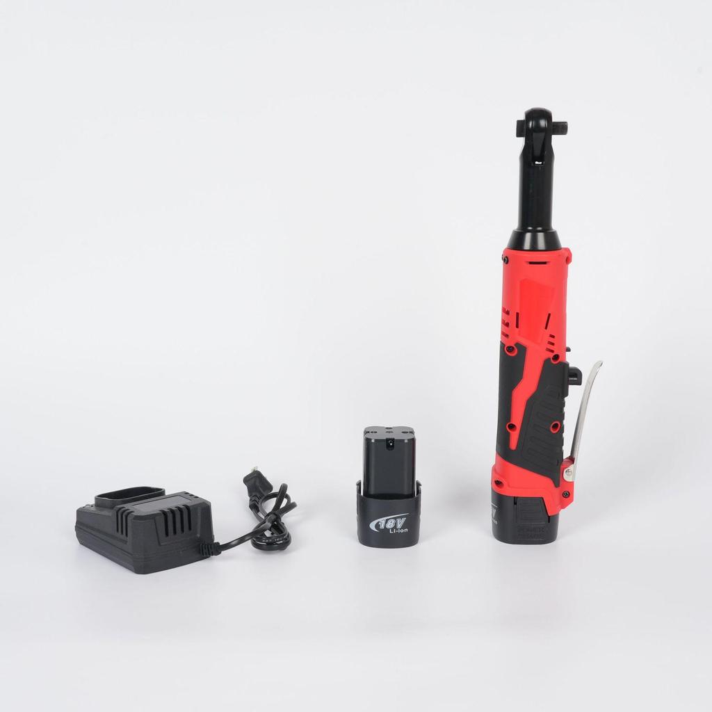 18V Lithium Battery Multifunctional 90-Degree Angle Electric Ratchet Wrench