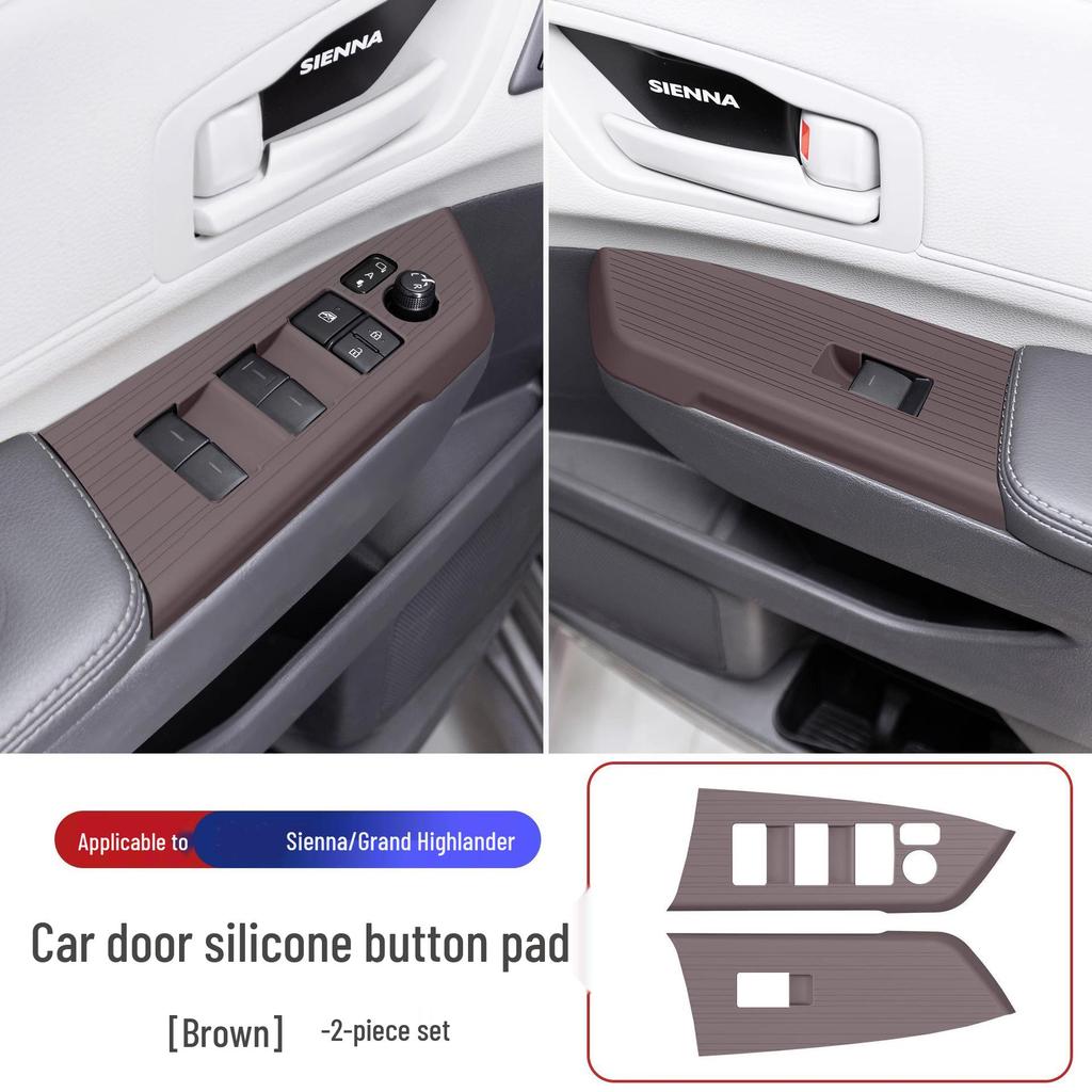 Toyota Sienna Center Console Silicone Anti-Slip Dashboard Mat