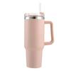 Thermos Mug 40 Oz Tumbler with Handle Straw Cup Drinkware Stainless Steel Mug Coffee Cup Thermal Travel in-car Thermos Bottle