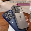 Glitter Lens Film Case for iPhone 15 with High Transparency, Soft Edge, Anti-Fall - Fits Apple 14, 13, 12
