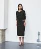 Sys A Fog Layered Midi Skirt [Black]