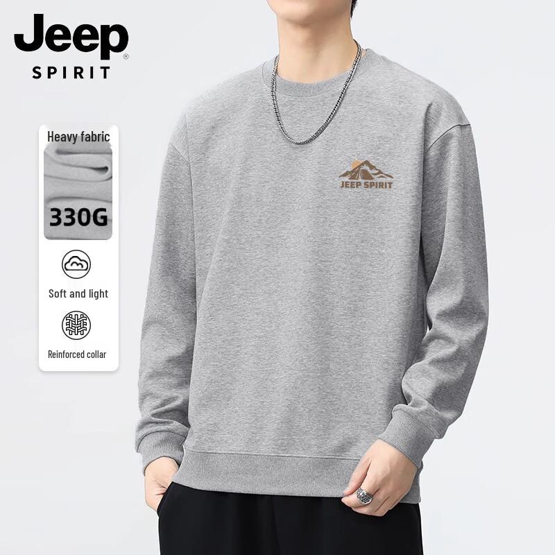 

JEEP SPIRIT Men s Crewneck Casual Sweatshirt XL