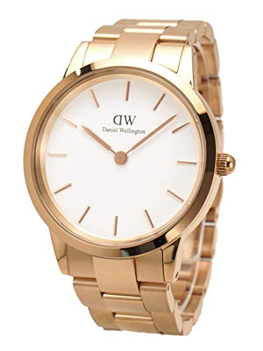 

DANIEL WELLINGTON ICONIC LINK Men s Quartz Analog Watch in Stainless Steel and Pink Gold (DW00100343) [Parallel Import]