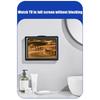 Black White Tablet Holder Plastic Tablet Enclosure Portable Tablet Stand  Shower Bathroom Kitchen