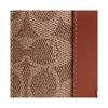 New COACH Coated Canvas Wallet Women's Brown CR542-B4XHG