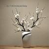 Elegant Pink Plum Blossom Dried Flower Bouquet for Home Decoration