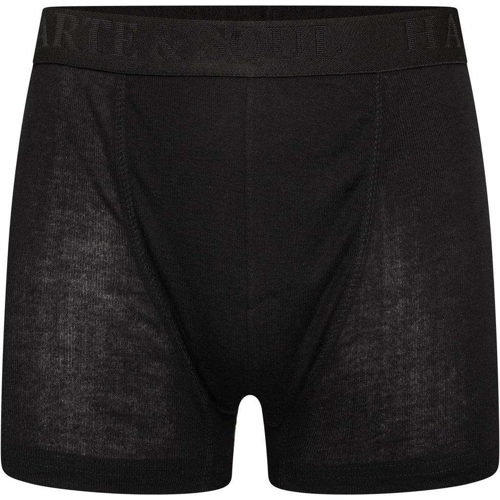 Harte & Soul Men's Plain Bamboo Boxer Shorts (Pack of 12)