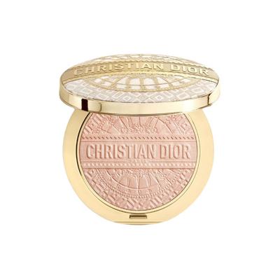 Poudre Highlighter Édition Limitée Noël 2024, Naturelle et Claire, Illumine Délicatement et Modifie la Couleur de Peau #001 Or Lumière
