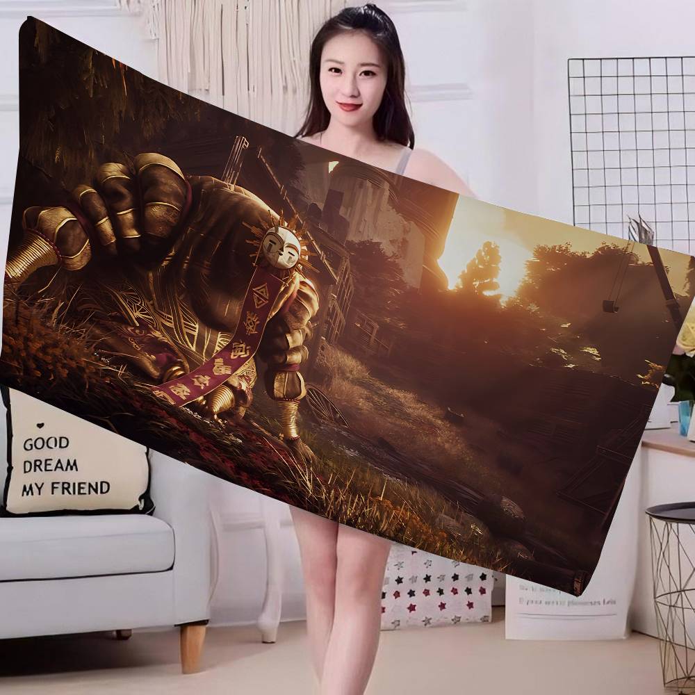 Game C-Clair O-Obscur E-Expedition 33 Microfiber Printed Beach Towel Mountain Climbing Yoga Beach Running Absorbent Soft Towel