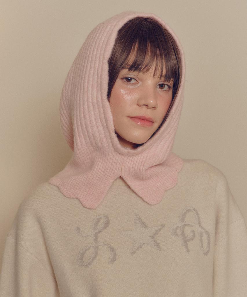 MELLY&ROSE Wave Balaclava (310543)_Pink