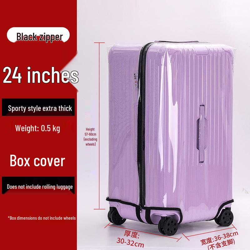 Spot-Thickened Transparent PVC Luggage Protector