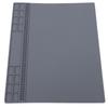 Repair Mat Silicone Heat Resistant Pad Computer Phone Solder Station Tools 350x250x4mmGray