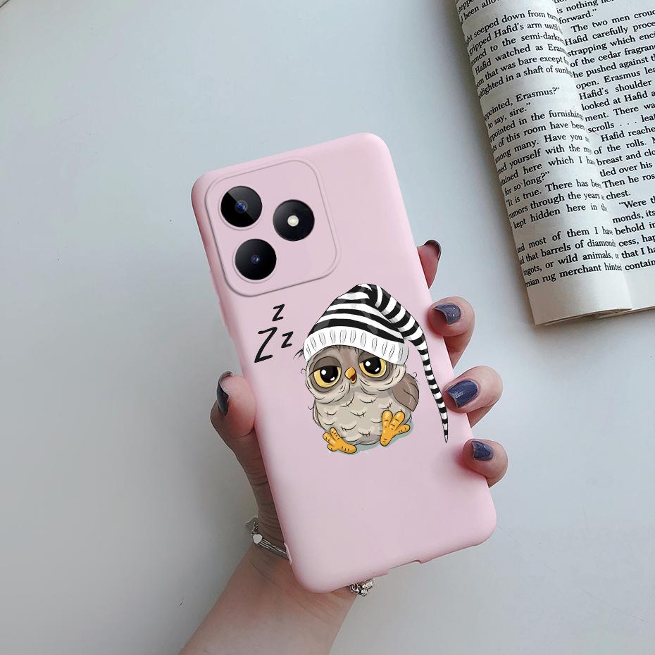 For Funda Realme Note 50 Case RMX3834 Cute Love Heart Silicone Soft Phone Case For Realme Note 50 Back Cover Note50 6.74" Coque