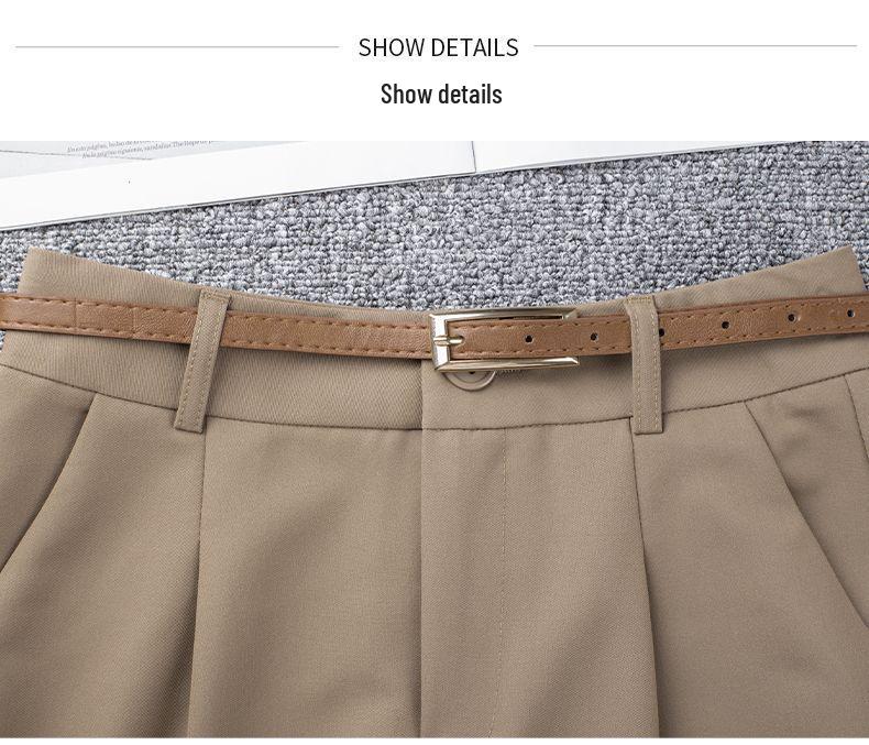 Women's High-Waist A-Line Wide-Leg Shorts - Slimming & Versatile for Spring/Summer 2026