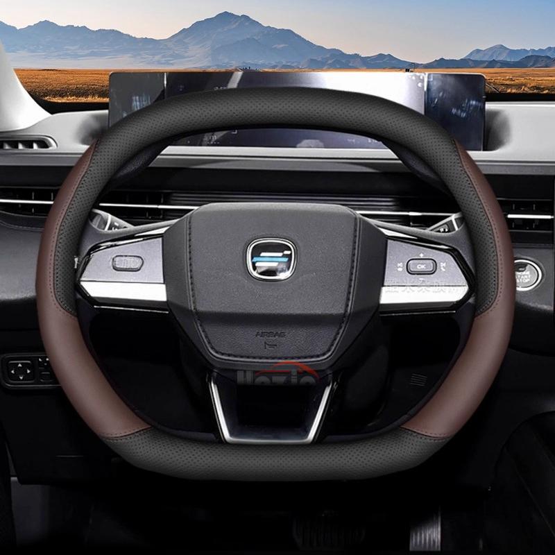 Leather Car Steering Wheel Cover for Changan Eado Plus UNI-V UN-K UNI-S CS55 PLUS Interior Accessories 2025 2026