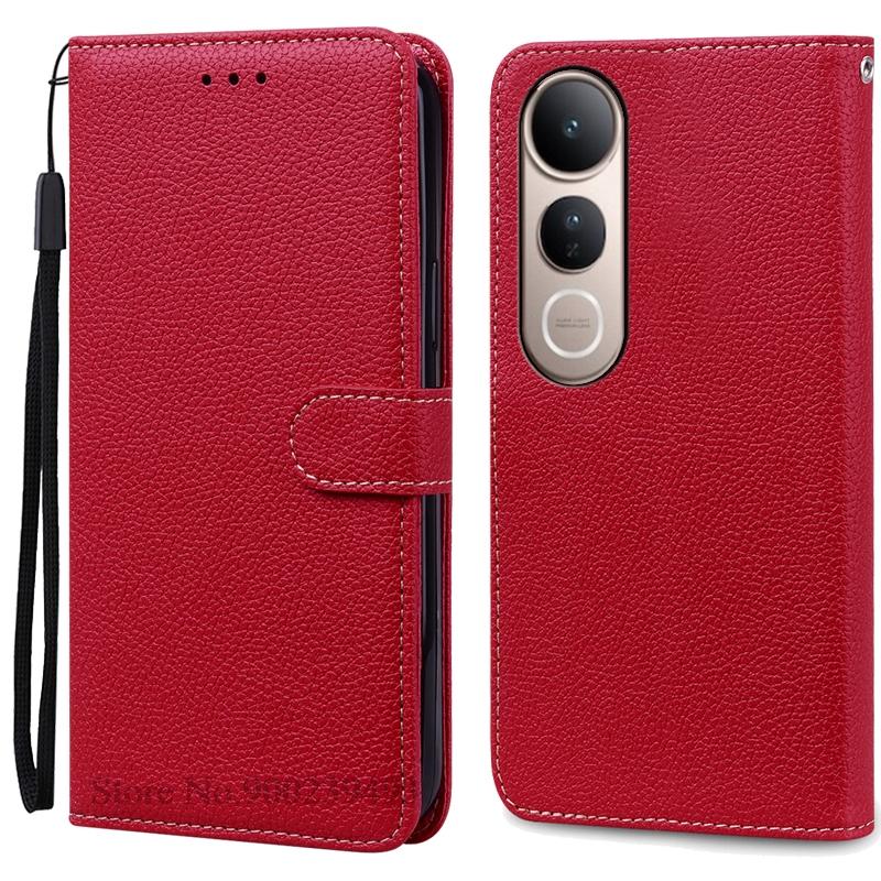 For Vivo V50 Lite Case Leather Wallet Flip Cover For Vivo V50 Lite 5G Case Stand Book Phone Cover Coque Fundas Shell