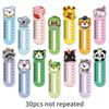 30-Pack Cute Sheep Cartoon Ruler Bookmarks for Notebooks